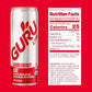 GURU Lite Organic Energy Drinks, Clean Energy Drink with Plant Based Natural Caffeine from Green Tea, Low Calorie, Gluten Free and Vegan, 140MG Caffeine, Healthy Drinks, 12oz (Pack of 24)
