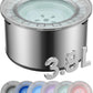 1Gallon Large Dog Water Bowl No Spill, [Anti Digging Lid & Rubber Bottom] Spill Proof Dog Bowl, Anti Splash Mess Dripless Slow Drinking Stainless Steel Water for Sloppy Messy Drinkers Car