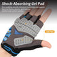 Souke Sports Mens Cycling Gloves with Gel Pads Half Finger Bike Gloves Lightweight Anti-Slip Shock-Absorbing for MTB Road Biking