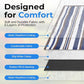 scuddles Extra Large Picnic & Outdoor Blanket Dual Layers for Outdoor Water-Resistant Handy Mat Tote Spring Summer Camping Blanket Great for The Beach