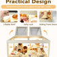 Prolee Hamster Cage Chewproof, Mice and Rat Habitat with Transparent Sides, Hamster Cage with Openable Mesh Top, Solid Built with Lock Design and Leg Stand, 32" Wide