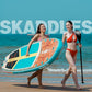 11' Inflatable Stand Up Paddle Board – Extra Wide SUP for Adults & Kids of All Skill Levels, Stable Paddleboard with Pump, Fins, Backpack, Accessories & Waterproof Phone Pouch