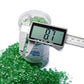 TWINKLING High Luster Crushed Glass Glitter, Broken Glass, Fire Glass Gems Chips for Fire Pit, DIY Resin Art, Epoxy Crafts, Geode Painting, Aquarium Decoration, 6-9mm(370g/13oz.) (Light Green)