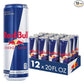 Red Bull Energy Drink with 189mg Caffeine plus Taurine & B Vitamins, 20 Fl Oz, Pack of 12 Cans
