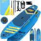Inflatable Paddle Board 11' x 35'' Wide Stable Design,Stand Up Paddleboard with Sup Accessories Backpack,Pump,Ankle Leash,Adjustable Paddle,Non-Slip Comfort Deck for Adult Youth