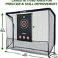 Haokelball Golf Practice Net - 10x7.5ft Hitting Net with Target Cloth for Indoor or Outdoor Use, Heavy Duty with Carry Bag