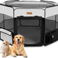 Dog Playpen, Portable Pet Play Pen for Cat, Puppies, Rabbits, Chickens, Foldable Large-Capacity Pet Tent for Indoor/Outdoor Travel Camping (Size XL Without Carry Bag)