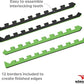 Norsk Dual-Sided Reversible 1/2" Foam Exercise Mats for Home Gym - Interlocking EVA Foam Tiles
