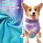 Breathable Dog Recovery Suit for Male/Female, Retro Sky Dye Dog Onesie for Abdominal Wounds, Cone E-Collar Alternative After Surgery to Anti-Licking, Professional Surgery Suit for Dogs