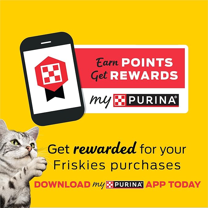 Purina Friskies Made in USA Facilities, Natural Cat Treats, Party Mix Natural Yums Catnip Flavor - (Pack of 6) 6 oz. Pouches