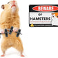 Venicor Hamster Sign Decor - 8 x 12 Inches - Aluminum - Hamster Cage Accessories - Hamster Gifts Things Toys Clothes Stickers Stuff