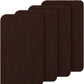 OLANLY Dog Door Mat Set 4-Piece 30x20, Absorbs Moisture and Dirt, Absorbent Non-Slip Washable Doormat, Quick Dry Chenille Mud Mat for Dogs, Entry Indoor Entryway Carpet for Inside Floor, Brown