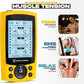 TENS Unit Muscle Stimulator, Electronic PMS Pulse Massager Machine for Shock Physical Therapy, Back Pain Relief, Shoulder Recovery, Yellow