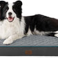 Bedsure Orthopedic Dog Bed Large Sized Dog - Memory Foam Pet Mattress with Removable Washable Cover and Egg Crate Foam, Thick Flat Suitable for Pet Up to 65 lbs, 36x27x3.5 Inches, Grey
