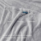 Bedsure Fleece Throw Blanket - Light Grey Lightweight Blankets for Sofa, Couch, Bed, Camping, Travel - Super Soft Cozy Microfiber Throws, 50x60 inches