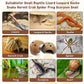 PINVNBY Natural Coconut Reptile Hideouts Lizard, Coco Hut Hermit Crab Hut Aquarium Fish Hide Cave for Small Reptile Crested Gecko Leopard Gecko Spider Snail Climber Toys (2 PCS Natural Surface)