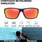 STORYCOAST Polarized Sports Sunglasses for Men Women Unbreakable Frame Cycling Fishing Driving