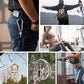 Carabiner Clip Hooks, 15pcs 3.15 inch Carabiners Heavy Duty, 304 Stainless Steel Spring Snap Hook Fits Camping Hiking, Metal Clips for Rope Chain Keys Rings
