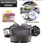 Apollo Walker Picnic Backpack Set for 2 Person with Cooler Compartment, Detachable Bottle/Wine Holder, Fleece Blanket, Plates and Cutlery Set