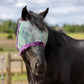 Kensington UV Fly Mask with Fleece Trim - Protective Mask with Dual Ear Opening Size: XXL Color: 2019-Imperial Jade