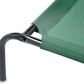 Amazon Basics Cooling Breathable Elevated Dog Bed with Metal Frame for Small Dogs, 36 x 22 x 7.5 Inch, Green