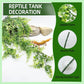BNOSDM Reptile Vines,Bendable Jungle Climbing Vine,Terrarium Plants Artificial Decor,Tank Decorations Accessories for Bearded Dragons Chameleons Snakes Lizards Hermit Crabs