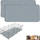 2 Pack Guinea Pig Cage Liners for C&C 2x4 Habitat Washable Guinea Pig Bedding Super Absorbent | Waterproof | Non Slip| Reusable Guinea Pig Pee Pads for Small Animals Cages - 57.1" x 27.6"