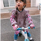 Soft-Style Kids Knee and Elbow Pads with Bike Gloves, Flexible Impact-Resistant Gear for Ages 2-11, Designed for Balance Bikes, Roller-Skating, and Skateboarding