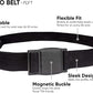 FLYT Solo Belt - Minimalist Web Nylon Belt with Quick-Release Magnetic Plastic Buckle, TSA Friendly