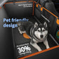 Back Seat Cover for Dogs,Upgraded PU Leather Dog Car Cover for Back Seat with Hard Bottom Holds 400lbs,Waterproof Seat Protector Dog Hammock for Car, Universal Fits SUV Small Truck