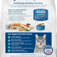 Blue Buffalo Tastefuls Adult Dry Cat Food Indoor Cat Formula, Made in the USA with Natural Ingredients, Chicken & Brown Rice Recipe, 3-lb. Bag