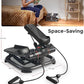 Sunny Health & Fitness 2-in-1 Premium Power Stepper with Resistance Bands, Low-Impact Cardio, Space-Saving, Height-Adjustable, with Enhanced Bluetooth Connectivity with Free SunnyFit App