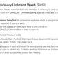UltraCruz® Veterinary Liniment Wash for Horses, 1 gal Refill