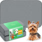 FXW Washable Pee Pads for Dogs, Puppy Pads with Super Absorbent, Specifically Designed for 24inch Cages, 23" × 17" Rectangle, Gray, 2 Packs