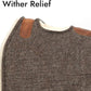 BLACK HOOF Steam Pressed Merino Wool Felt Contoured Pad with Heavy Saddle Grade 100% Woolen Fleece Bottom 1 Inch Thick