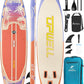 UPWELL 11’6”/11'2”/11'/10'8”/10'6”/10'2” Inflatable Stand Up Paddle Board with sup Accessories Including Backpack, Repairing Kits, Non-Slip Deck, Leash, 3 Fins, Paddle and Hand Pump