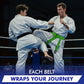 BJJ Belt for Men & Women Brazilian Jiu Jitsu Belt with Ranking Stripes Sleeve Bar Kids Jiu Jitsu Gi Belt