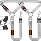 Removable Dog Seat Belt Harness for Car, 3 in 1 Pet Dog Car Seatbelt Leash, Retractable Restraint Secures to Vehicle Headrest & Adjustable Reflective Bungee Dog Seatbelt Tether, Grey