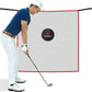 Golf Practice Net - Heavy Duty Driving Range Net with High Impact Chipping Target, Include Carry Bag and Golf Balls for Indoor Outdoor