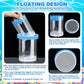2 Pcs Breeder Box for Fish Tank Aquarium Breeder Separation Net Breeding Box with Suction Cup for Small Fish Shrimp Clownfish Guppy(Blue,L)