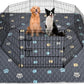 Aitmexcn Washable Puppy Dog Pee Pad, 100% Waterproof Whelping Training Mat for Puppy/Senior Dog, Fast Drying Reusable Puppy Pads for Indoor, Outdoor and Car Travel- 72'' x 72''- 2PCS