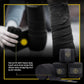 Kavallerie Elastic Fleece Bandages for Horses, Non- Slip and Snug fit Breathable Material for Injury Protection and Superior Legs Support, Stocking up Solution - Black - (2 Units Per Pack)