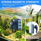 fishkeeper Aquarium Strong Magnetic Glass Cleaner Brush, Fish Tank Algae Magnet Cleaning Tool with 2 Detachable Scrapers, Mag Float Scrubber for 0.25-0.625Inch Glass and Acrylic Tanks