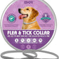 Flea Collar for Dogs – 2 Pack 16 Month Natural Flea & Tick Prevention Dog Flea Collar Adjustable One Size Fits All, Safe and Effective