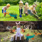 Kids Gardening Tools Outdoor Toys Set Backyard Play with Wheelbarrow Educational STEM Learning Pretend Toys Outdoor Indoor for Toddlers Kids Boys Girls