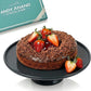 Andy Anand Chocolate Strawberry Cake, 9-Inch, 2.5 lb – Freshly Baked, Rich Chocolate & Strawberry, No Preservatives, Birthday Gift Box