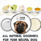 The Blissful Dog Bullmastiff Nose Butter for Dry, Cracked Skin, Lick-Safe Dog Nose Balm with Moisturizing Shea Butter, Almond, Olive, and Essential Oils, Pet Supplies, Uncented, 8 oz.