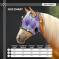 Kensington UV Horse Fly Mask with Web Trim - Protective Mask with Dual Ear Opening & Forelock Freedom - Large, Deluxe Black
