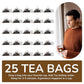 BREWIX, Vanilla Caramel Dessert Tea (25 Pyramid Black Tea Bags) | Naturally Flavored, Caffeinated & Sugar-Free | A Cozy & Indulgent Brew for Anytime Cravings
