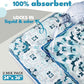NALALAS Large Washable Pee Pads for Dogs | Reusable, Waterproof & Ultra Absorbent Puppy Pads | Dog Pee Pads, Anti-Slip, Leakproof & Quick Dry Pet Training Mat | Whelping Pad, Puppy Mat & Crate Pad